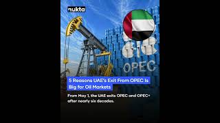 5 Reasons UAE’s Exit From OPEC Is Big for Oil Markets