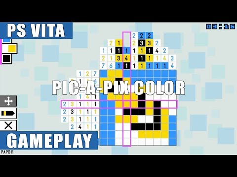 Pic-a-Pix Color PS Vita Gameplay