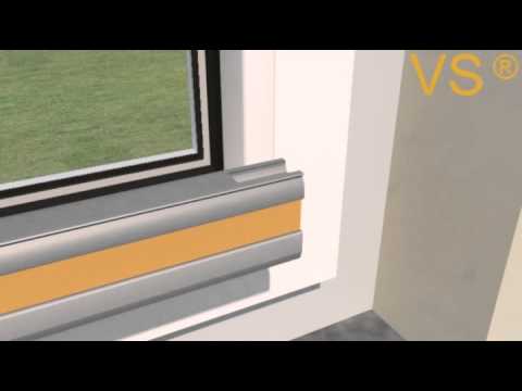 Plissee-Montage mit Clips und Spannschuhen in der Glasleiste - YouTube