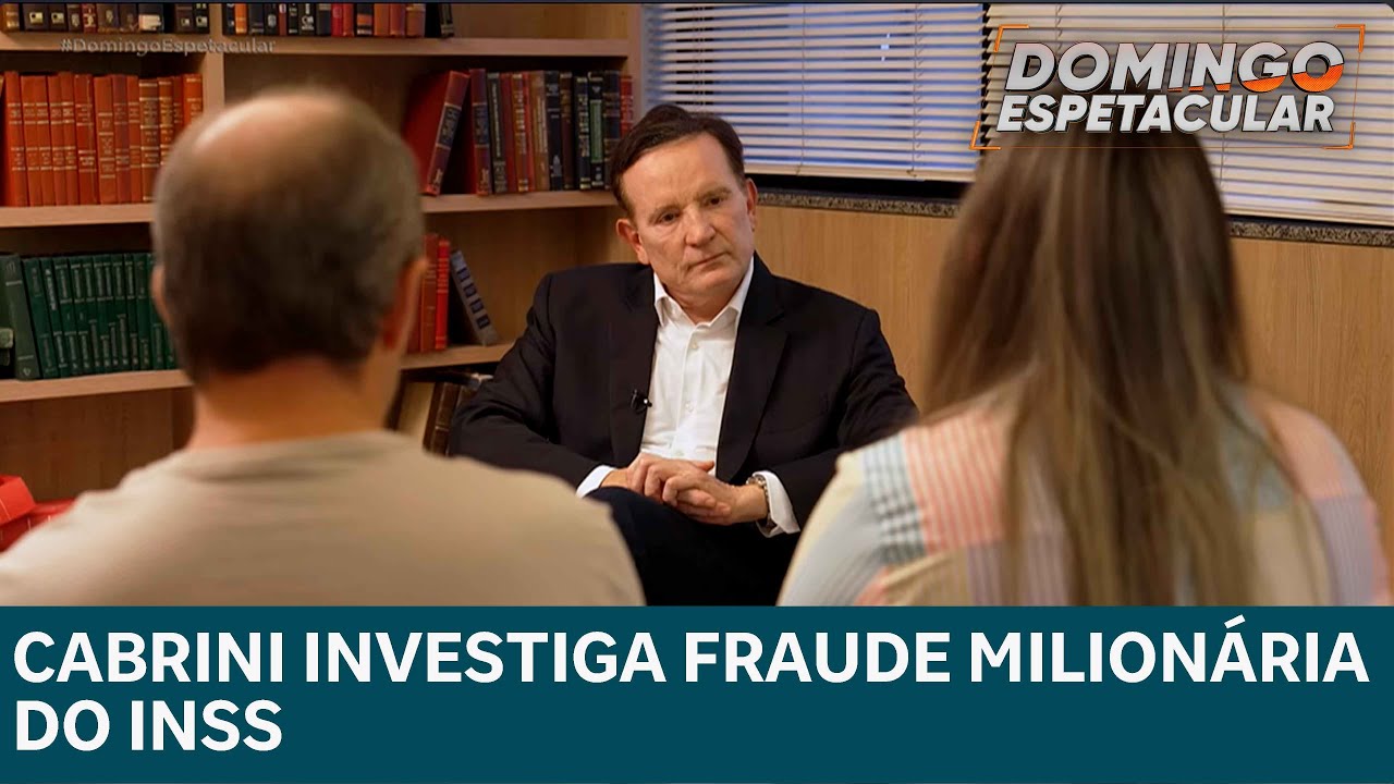 Cabrini investiga maior golpe da história do Brasil: Fraude milionária do INSS / Farra do INSS do Brasil
