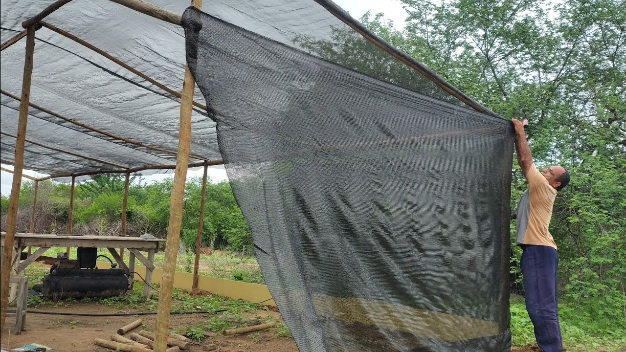Como fazer uma estufa gastando pouco passo a passo. etapa final 