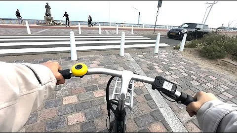 Cycling in Scheveningen – 15-Minute Nonstop Bike Ride Through the Beach and Streets | The Hague