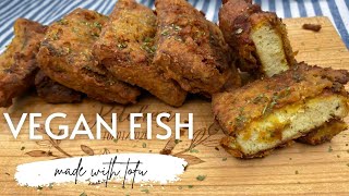 How to make Vegan Fish | Crispy Vegan Fish using Tofu | Ghanaian Vegan Fish