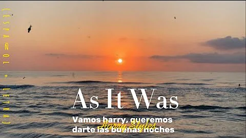 Harry Styles - As It Was [Letra]