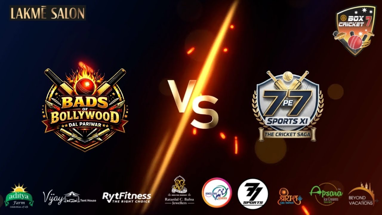 MATCH NO.9 II   Bads of Bollywood    Vs   Satte Pe Satta Sports XI     II ( SEASON 7 ) II   DAY 01