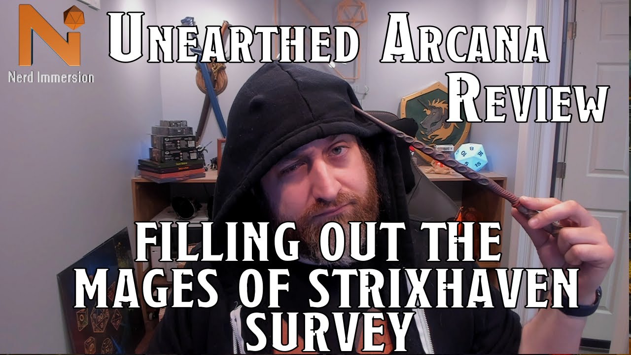 Filling Out the Mages of Strixhaven Unearthed Arcana Survey! | Nerd Immersion