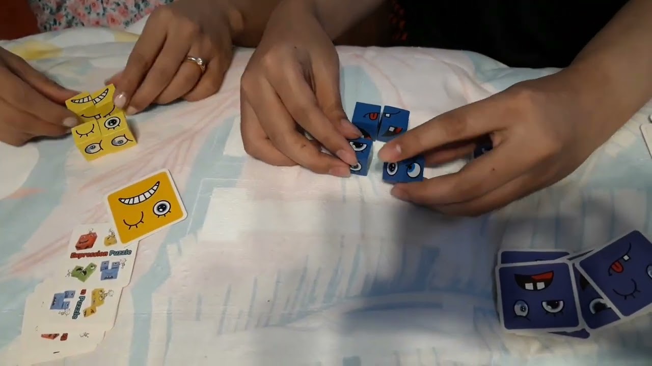 ASMR FACE CUBE PUZZLE || CRAZY FACE CHALLENGE GAMES 