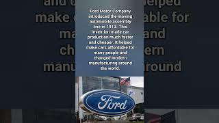 FordMotorCompany#AssemblyLine#HenryFord#Innovation#CarManufacturing#didyouknow#MadeInAmerica#