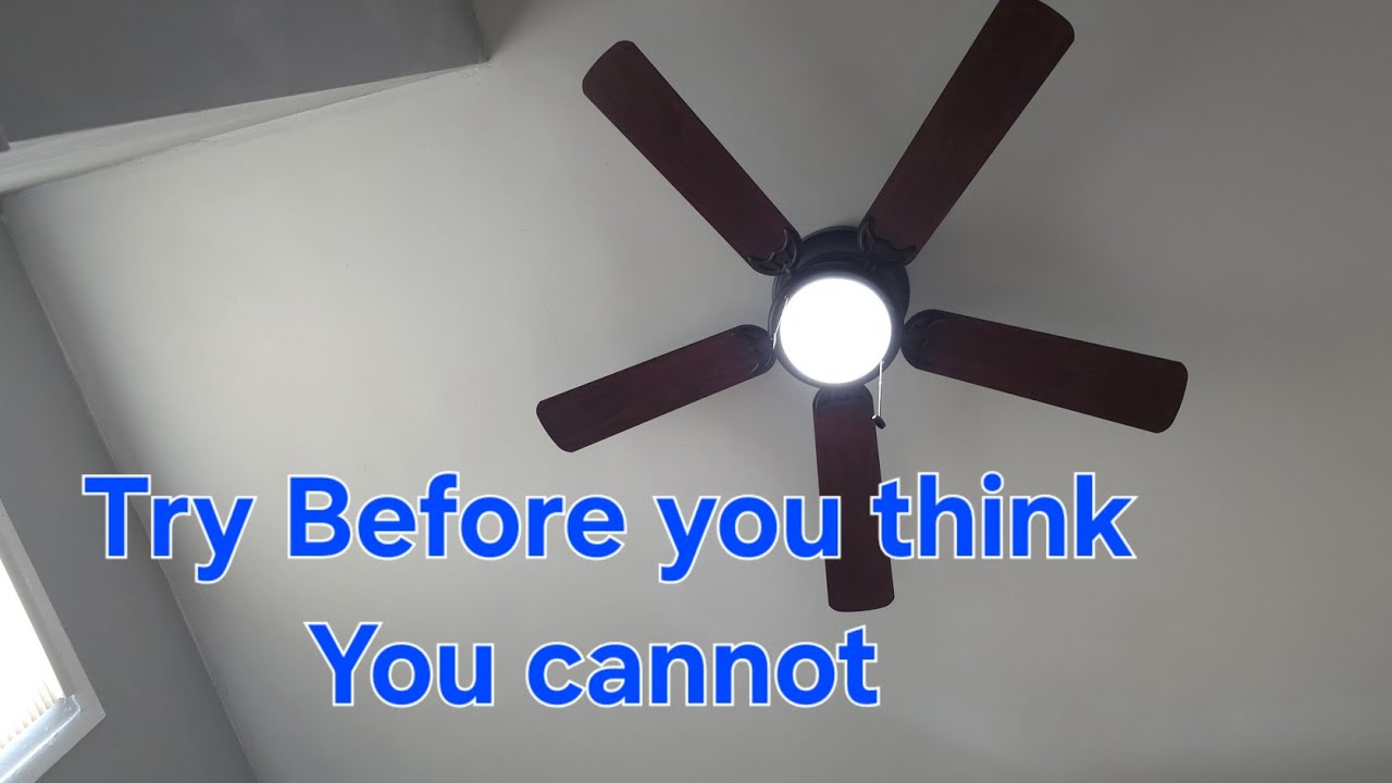 Installing A Modern Ceiling Fan For Beginners 