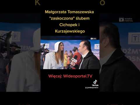 Małgorzata Tomaszewska zaskoczona ślubem Cichopek i Kurzajewskiego@Wideoportal