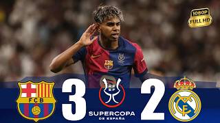 Barcelona 3-2 Real Madrid | Spanish Super Cup Final - 2026 | Extended Highlights