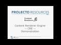 Prolecto: Content Renderer Engine (CRE) Demonstration 20151218