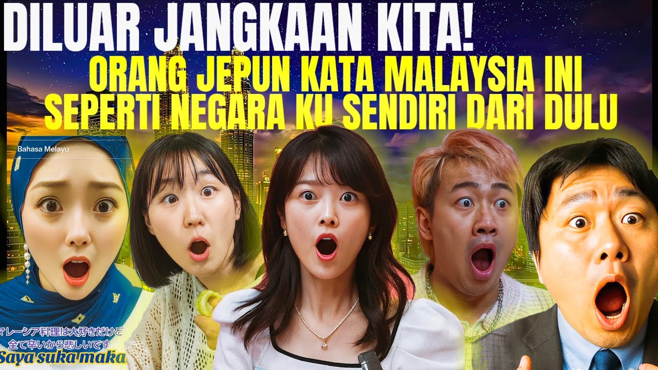 "First Time Orang Jepun Alami Budaya Malaysia… TERUS JATUH CINTA! ❤️🇲🇾"