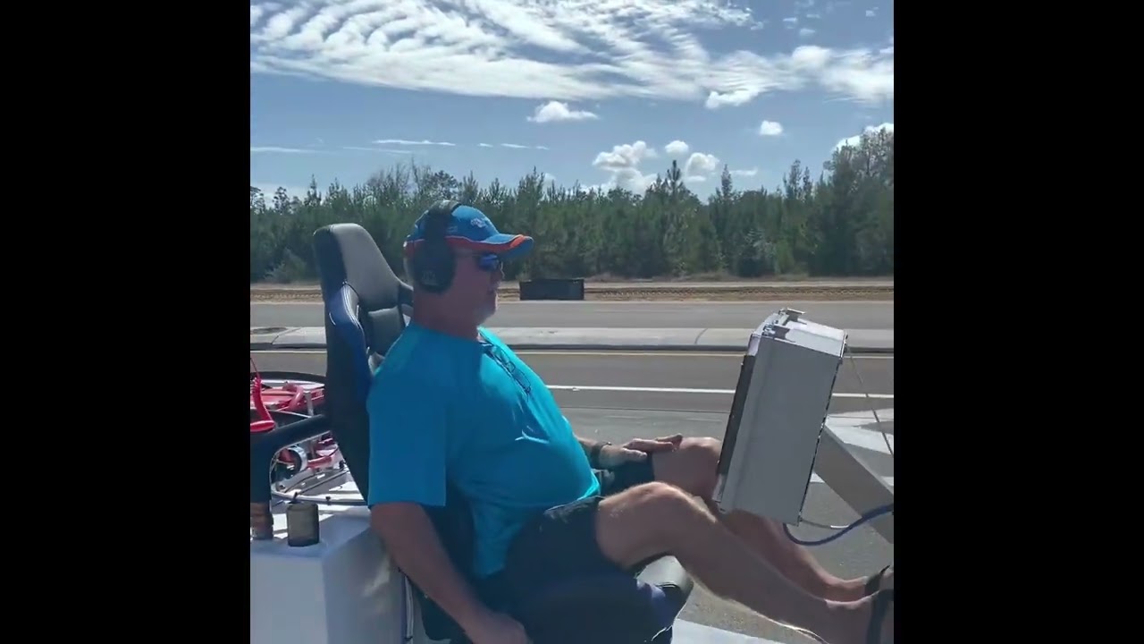 Jet Trailer 1st static thrust test, 80%