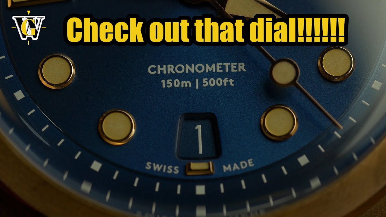 Christopher Ward C65 Dune bronze COSC - all bronze chronomoter!