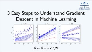 3 Easy Steps to Understand Gradient Descent in Machine Learning with Dr. Data Science