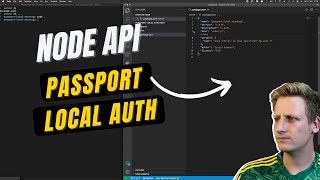 11 - Node.js API + Passport - Local Authentication Strategy - Continuing User class implementation