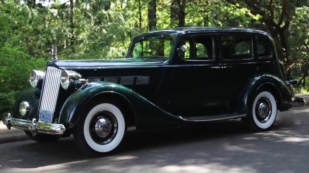 1937 Packard Super 8 RHD Sedan. Used by Joseph P. Kennedy. - YouTube