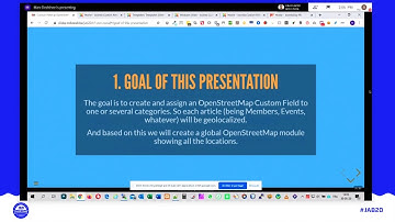 JAB20 – Playing with Custom Fields and overrides : creating an OpenStreetMap module