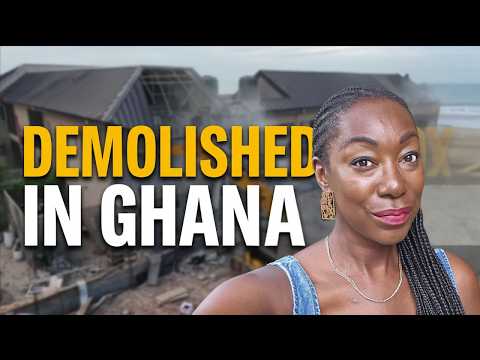 Why Were Businesses at Laboma Beach Demolished in Ghana?