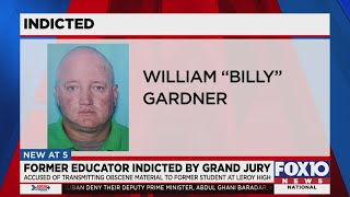 Former educator indicted for transmitting obscene material to student