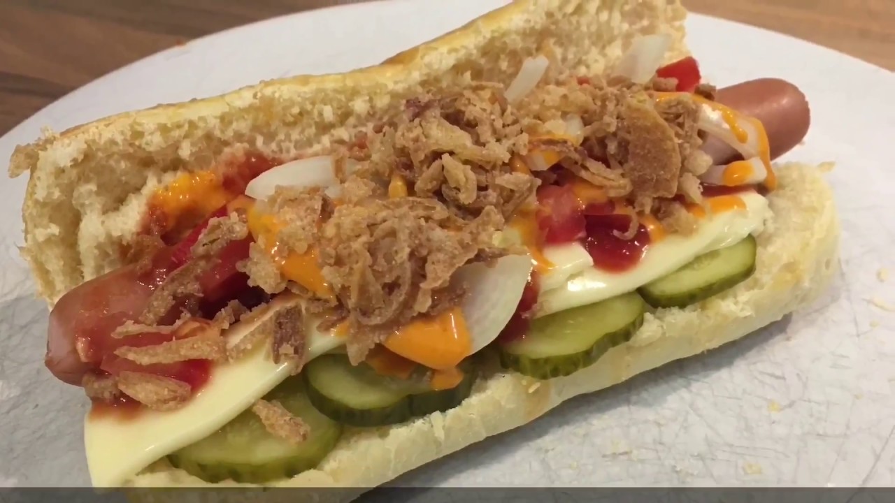 #016 - Hot Dog mit selbstgemachten Brötchen (Buns) 🇩🇪 - YouTube