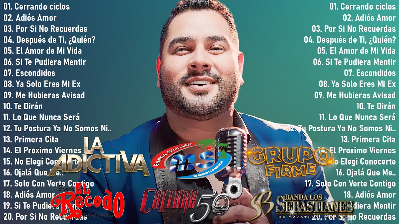 Mix 2023 Bandas Románticas Lo Mas Nuevo Banda MS, La Adictiva, La
