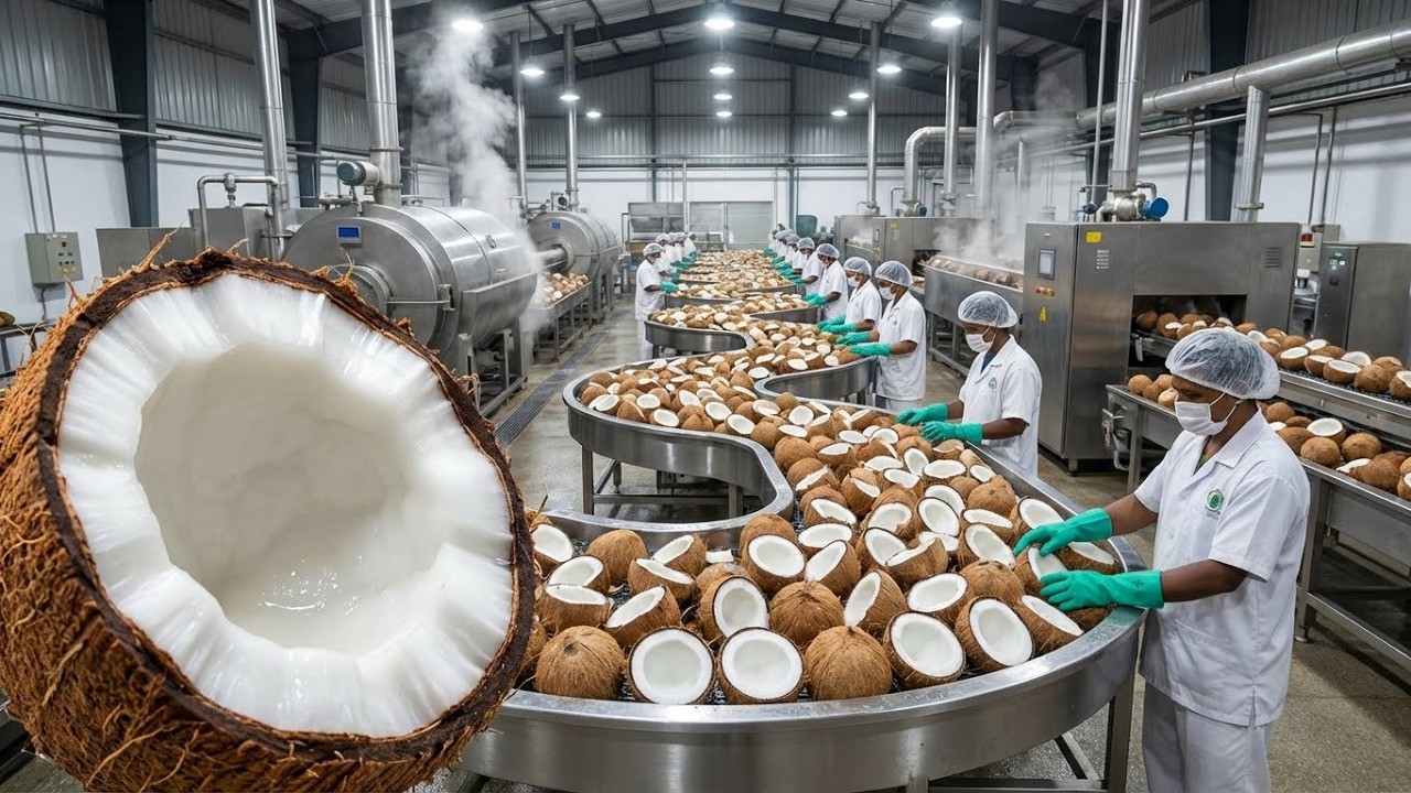 Inside a Modern Coconut Milk Factory: This Is How Ultra-Pure Coconut ...