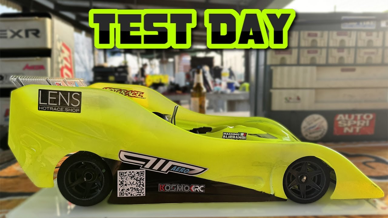 1/8 onroad TEST DAY  2024 - Pista Leno