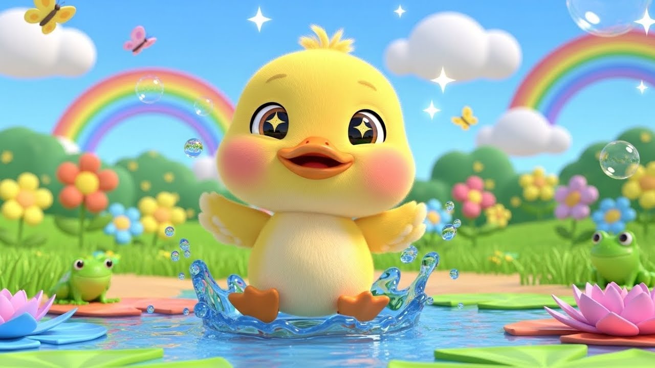 Утка-каракуля 🦆✨ | Веселая песенка про уточку для детей | Милые детские песенки и мультфильмы для...