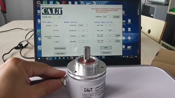 Italian customer purchase CALT single turn absolute  encoders#https://caltsensor.com/