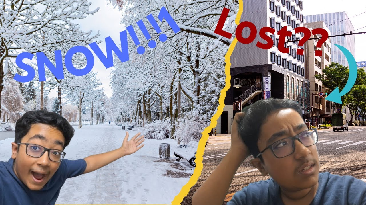 snow. Snow. SNOW!!!! + Lost in Baku? | Baku travel vlog #2