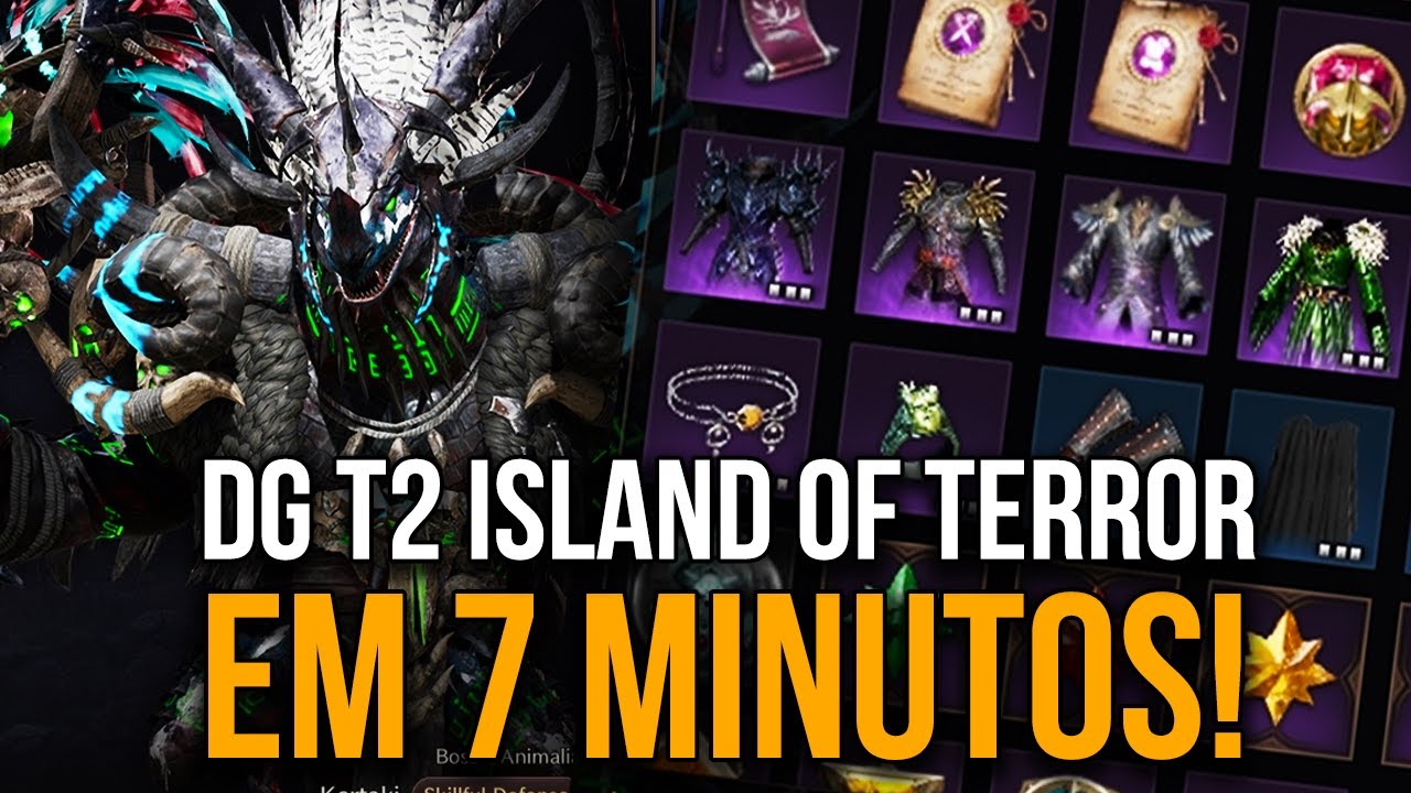 COMO FAZER ILHA DO TERROR em 7 MINUTOS no THRONE AND LIBERTY! (ISLAND OF TERROR)  DUNGEON TIER 2 🔥