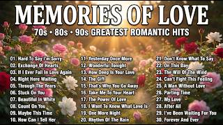 Timeless Love Songs Playlist 💖 Greatest Hits 70s 80s 90s 🌹 Relaxing Romantic Ballads For You 💕