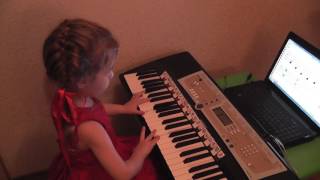 Soft Mozart Winter Academic Concert 2016-2017 Christina Onuchina 3.8 y. ODE TO JOY screenshot 4