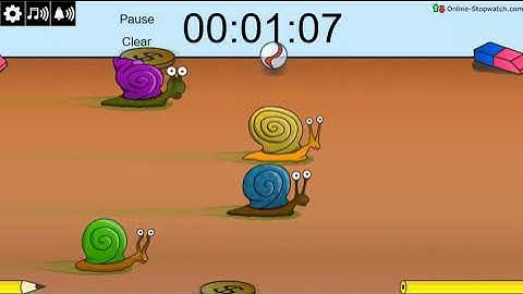 2 Minute Snail Racing Timer (fast)
