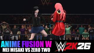 Mei Misaki VS Zero Two 4 | WWE 2K26 | ANIME | Another (Anime) VS Darling in the Franxx