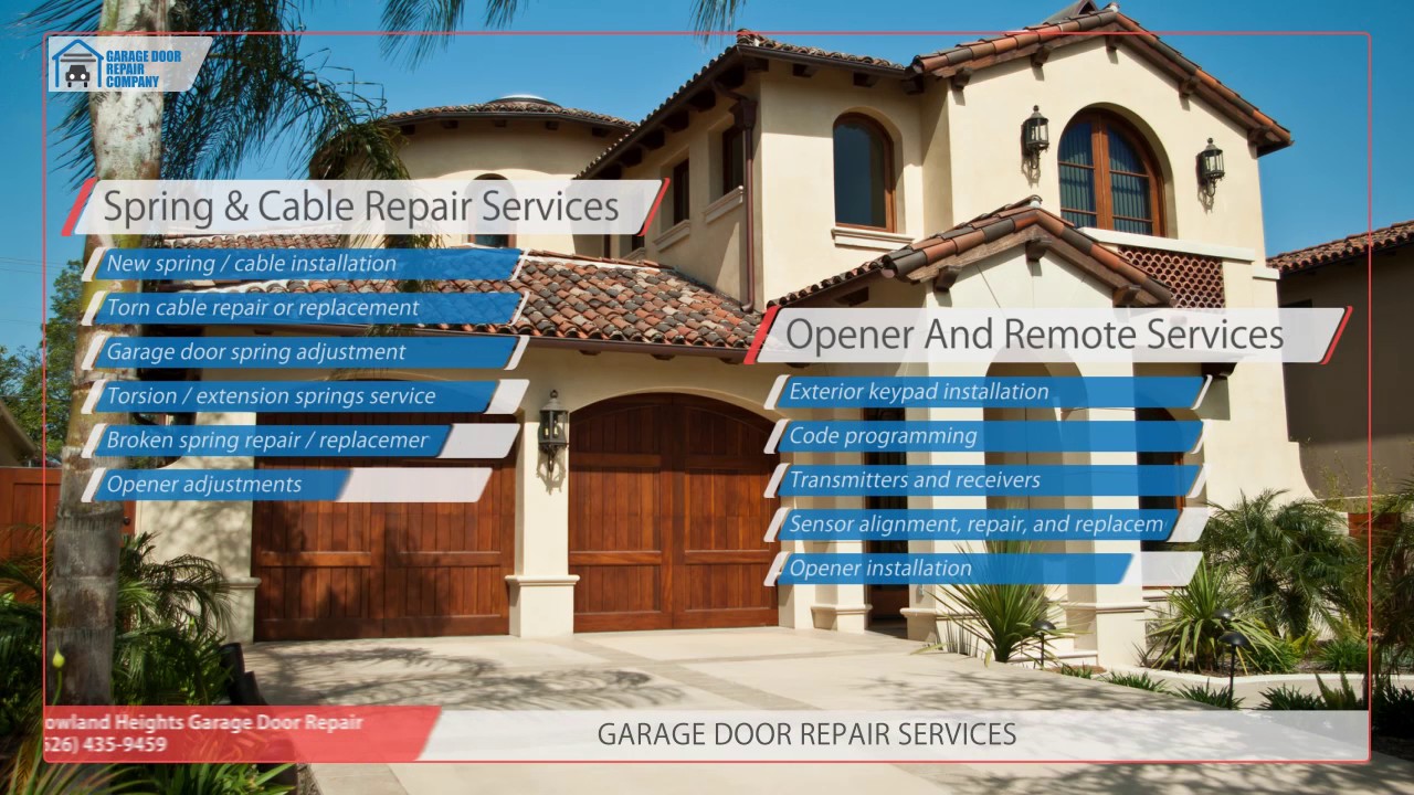 Premium Garage Door & Gate Repair Rowland Heights (909) 446-3287