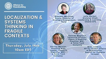 Localization & Systems Thinking in Fragile Contexts