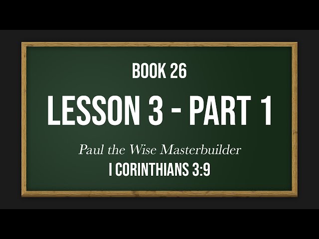 Les Feldick - 26-3-1 - Through the Bible Program #9637