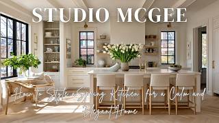How to Style a Studio McGee Spring Kitchen  for a Calm and Elegant Home