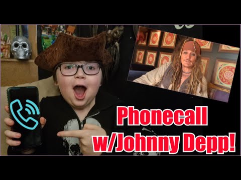 I had a phonecall with JOHNNY DEPP! [PART 1]