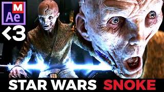 Star Wars Snoke Scene - Light Saber Cut Tutorial screenshot 4