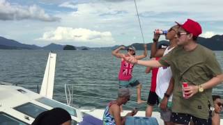 Along Bachelor Party on Tropical Charters Langkawi