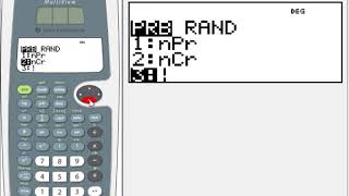 TI-30XIIS - nPr, nCr, and !