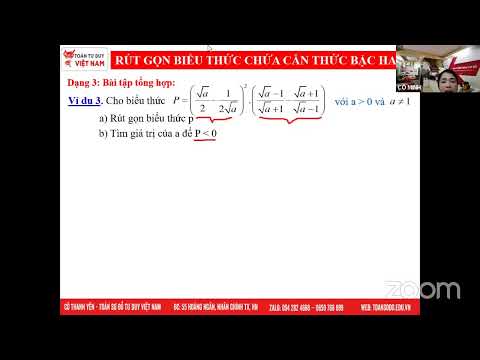 Video LỚP 9A - ĐẠI SỐ 9 - CHƯƠNG 1 - BÀI 6: RÚT GỌN BIỂU... - YouTube