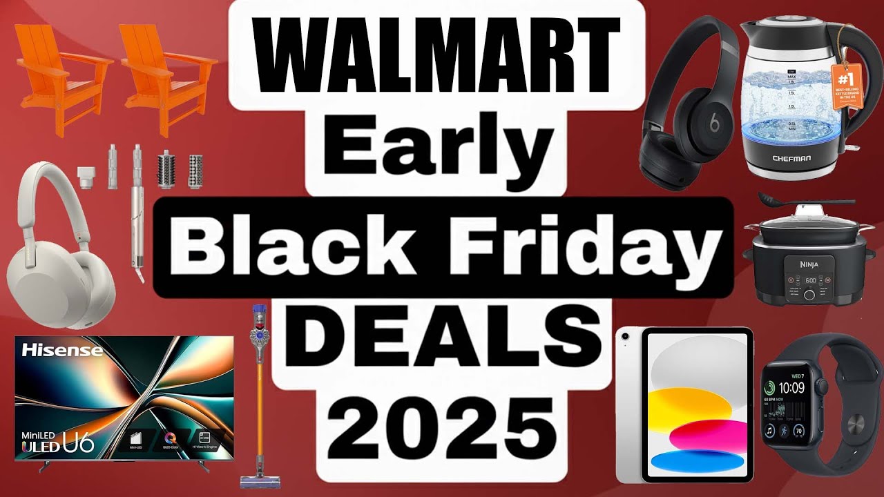 32 EARLY Walmart Black Friday Tech Deals 2025 — UPTO 75% OFF - YouTube