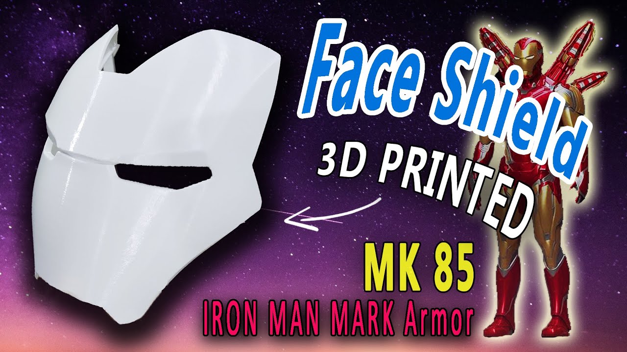 Iron Man Face Shield MK85 | Шлем Железный Человек | DIY Железного человека | 3D печать в Украине