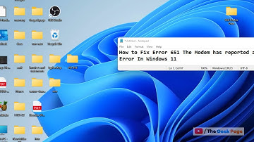 Fout 651 oplossen De modem heeft een fout gemeld in Windows 11