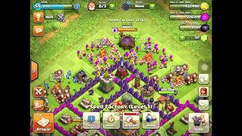 how to loot dark elixir for th 7 bases ! clash of clan
